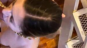 backstage of a sloppy blowjob with facial cumshot ft lady knoxtar