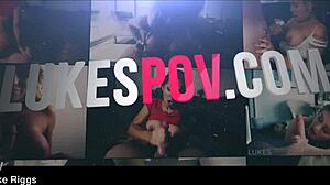 pov blowjob and massive facial from a sexy mature nurse