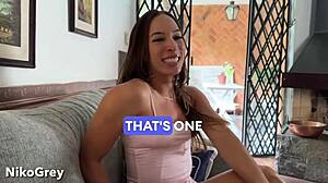 big-ass brazilian babe swallows it all in pov 😍