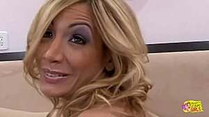 Sweet Brunette Babe Lets The Flirty Blonde Lez Seduce Her Into Sharing Sex Toys Together