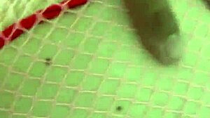 Latina Milf Tiffanny in Pantyhose and Anal Beads Homemade