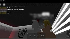 Playing with beautiful girl alone in roblox