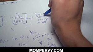 Inked brunette milf stepmom fucks her stepson pov