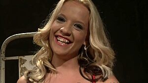 euro babe punished before tasting jizz