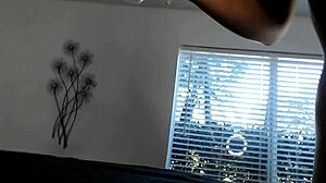 peace and love with dildo play for petite brunette in solo session 😊