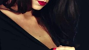 Glamorous Latina Teen Strips Naked