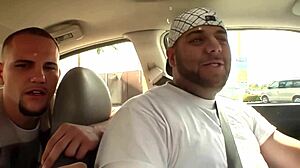 Brunette Sucks Cock In Car Before Tight Pussy Fuck