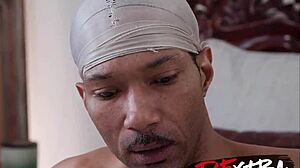 Intense cougar catches roommate jerking and fiercely fucks him with Gigi Dior from DFXtra