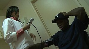 dr ventura examines young black cock