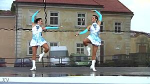 Two Nice Majorettes