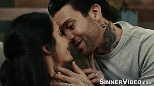 Tattooed small 18+ hands drilled hard the gorgeous pussy of sexy silvia saige 😈