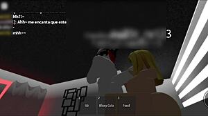 Playing with beautiful girl alone in roblox