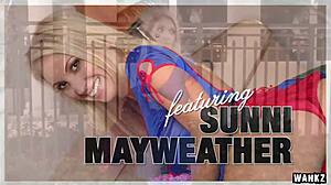 blond cheerleader creampied after rough hardcore fucking