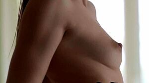 Watch Janeth tense up in that dress before she strips and shows off her hot naked body?