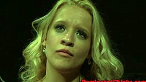 euro babe punished before tasting jizz