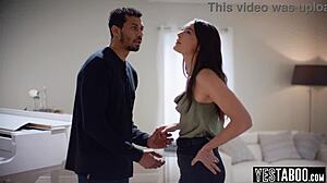 Why did the BBC stud rail the stepbro's tiny MILF wife after arresting him?