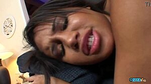 does this stunning asian with beautiful tits love facials after throat fucks?