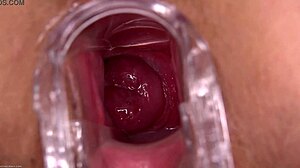 sara luvv performs a detailed speculum examination