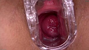 sara luvv performs a detailed speculum examination