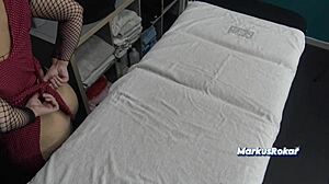 i sent my wife to spa but masseur fucked her