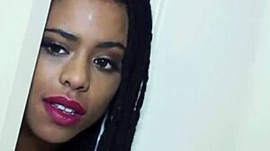Ebony stepdaughter gets pussyfucked doggystyle in full reality story