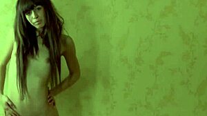 hot girlfriend in jeans teasing her friend