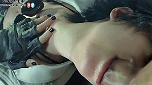 Detailed Compilation of Lady in Doggystyle, Blowjob, and Deepthroat Scenes from Devil May Cry