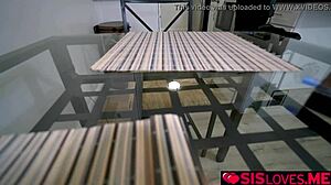 Stepsister jade nile sucks cock blindfolded with intense passion