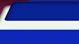 claudia macc reaches orgasm using black dildo at home in mirror.