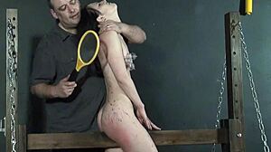 Kamis teen 18+ electro bdsm and screaming device bondage 😱