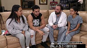 mia's pussy blasted, brother watching?