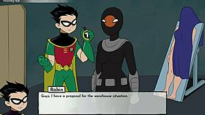 Bumblebee has some fun in the bathroom during 18 titans part 24 😊