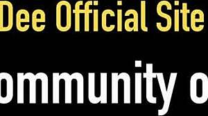 Euro pawg sophie dee sucks her metallic dildo after haber ride it