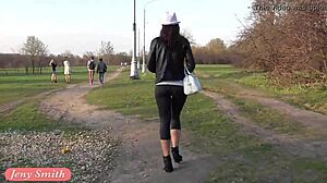 Jeny Smith Shows Off In See-Through Yoga Pants