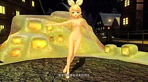 Kagamine Rin Snowman Project Diva Nude Mod