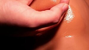 Close-Up Practice Picking A Cute Hairless Woman's Pussy