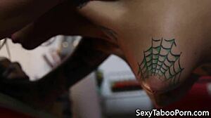 Fantasy Inked Babe Assfucked Interracially with Squirting