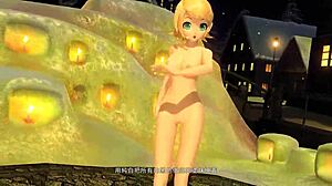 Kagamine Rin Snowman Project Diva Nude Mod