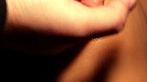 Close-Up Practice Picking A Cute Hairless Woman's Pussy