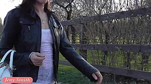 Jeny Smith Shows Off In See-Through Yoga Pants