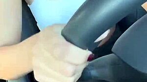 she strips naked in traffic for fun