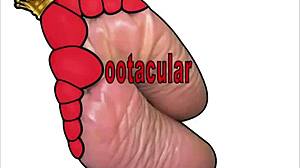 i want you to give us both that fucking cum with double footjob handjob