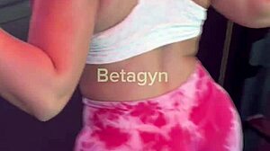 fodendo com o personal da academia, first time with cute latina redhead neighbors