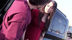 beauty latina bitch huge ass saggy tits casting fuck