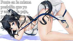 Hestia Guides You Through Jerk Off Instructions in Spanish Language