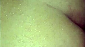 Mature invites me to bathroom for anal and squirting