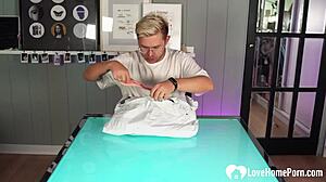 Redhead cutie obeys every command, pussy pounded hard in doggystyle and missionary positions.