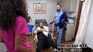 Channy crossfires pussy gets fucked by lesbians