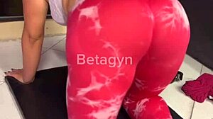 fodendo com o personal da academia, first time with cute latina redhead neighbors