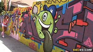 khloe kush takes on an extremely big black cock in hardcore action